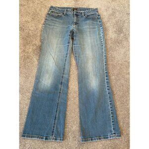 Ann Taylor Curvy Fit Lindsay 10 Blue Denim Jeans